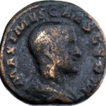 Empire romain Maxime César Sesterce 236-237 Rome