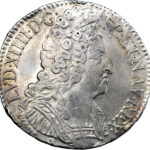 France Louis XIV Écu aux trois couronnes 1710 Lyon