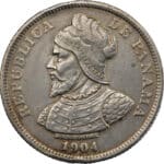 Panama Balboa 25 Centesimos 1904