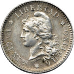 Argentine  10 Centavos 1882