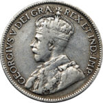 Canada Newfoundland George V 25 Cents 1917