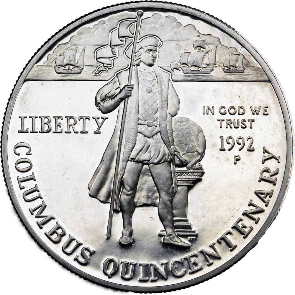 États-Unis Dollar Columbus Quincentenary 1992 – Image 2