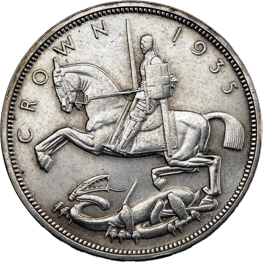 Grande-Bretagne George V Crown 1935 – Image 2