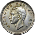 Afrique du Sud  George VI 5 Shillings  1952