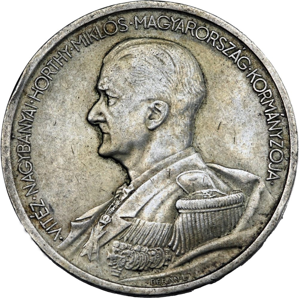 Hongrie Miklos Horthy 5 Pengo 1939