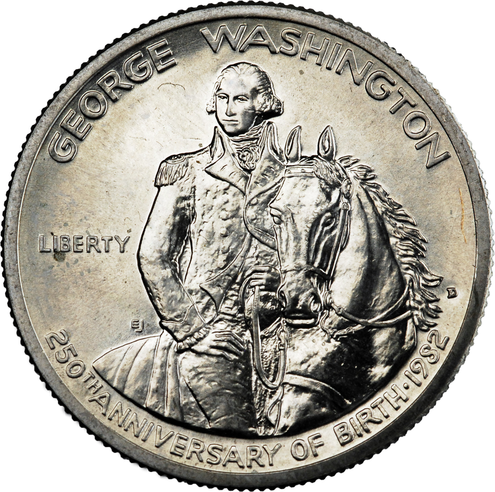 États-Unis Half Dollar George Washington 1982