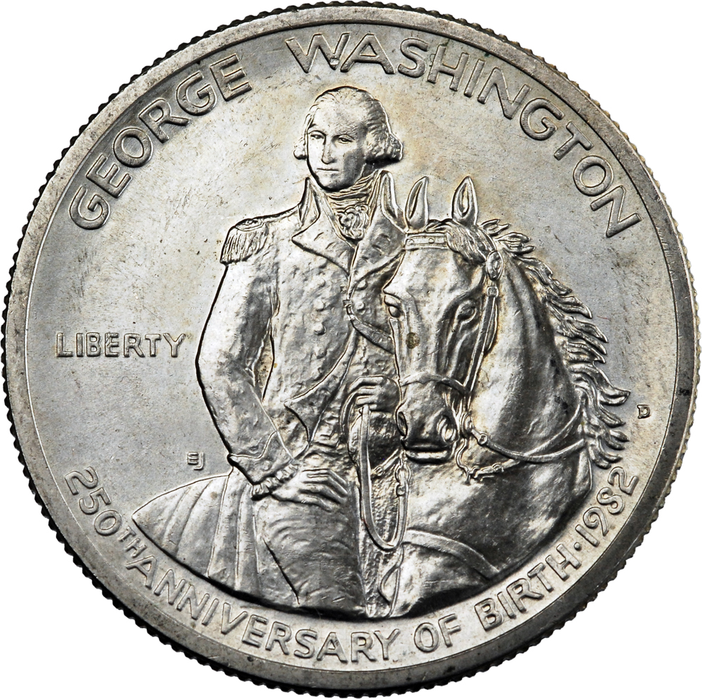 États-Unis Half Dollar George Washington 1982