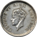 Inde Indes britanniques George VI Half Rupee 1941